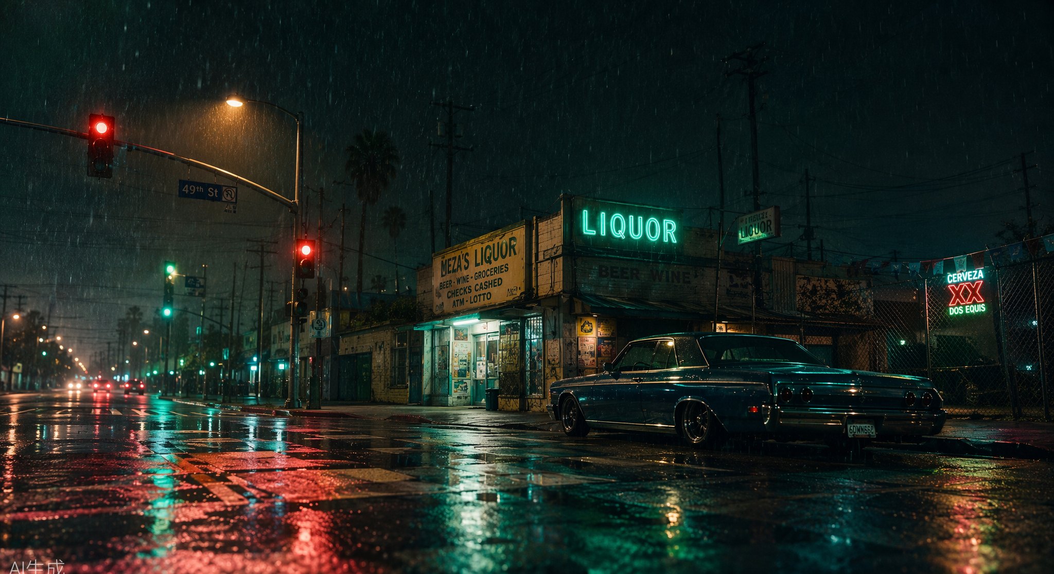 Trailer still — the block at night
